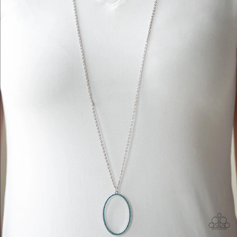 Long Blue Necklace